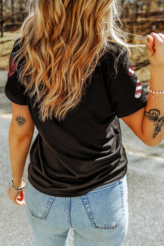 Sequin Christmas Essentials Tee