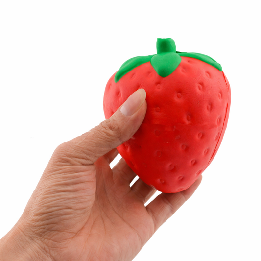 Strawberry Squishy Toy – Slow Rising Stress Toy