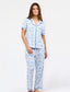 Team Toile-Blue and White PJ Set