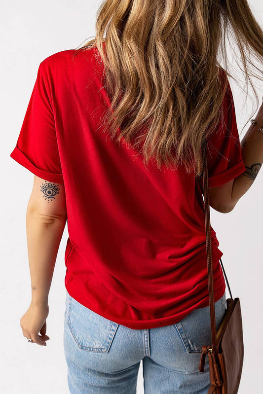 Sequin Baseball Tee