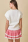 4th of July Ribbon Bow Knit Top