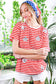 4th of July Sequin Star Stripe Knit Top