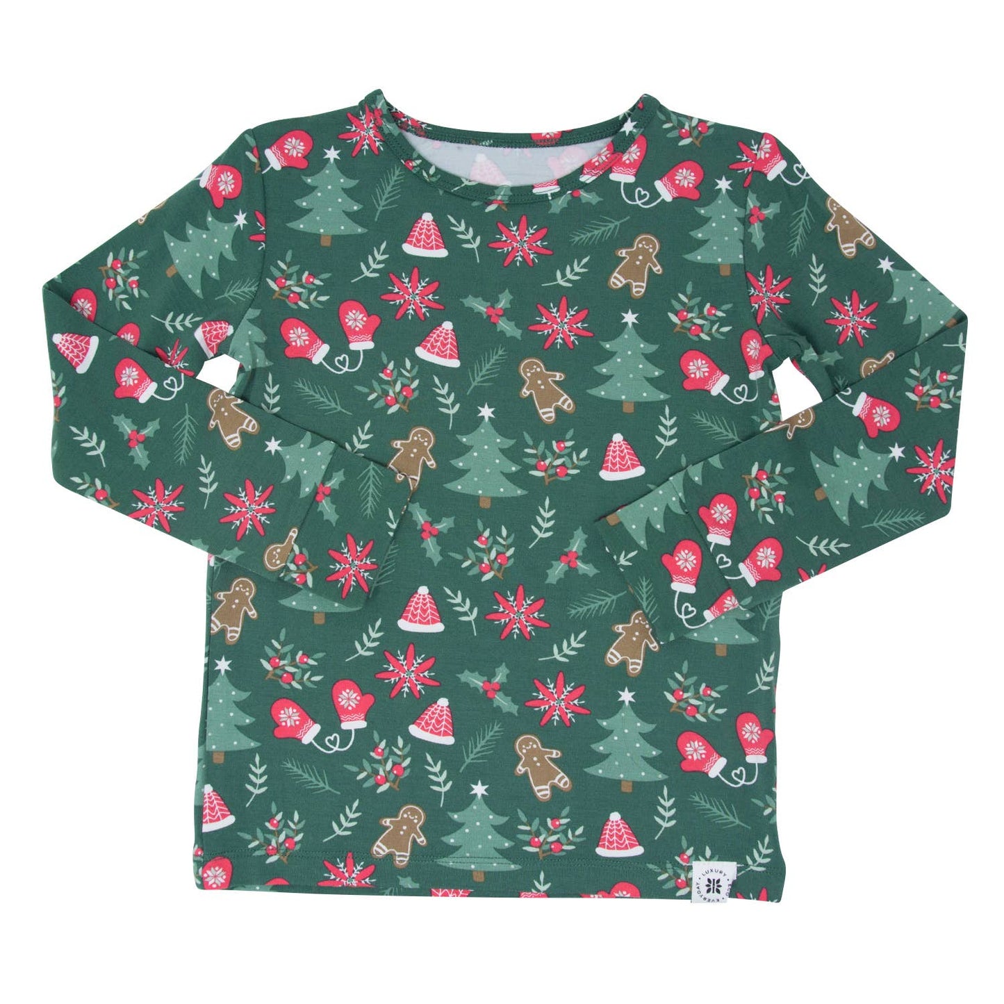 Tis The Season Evergreen Big Kid Pajama