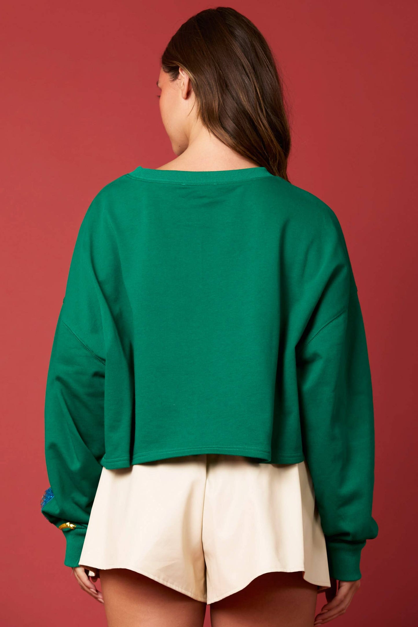 Christmas Cropped Sweatshirt