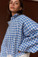 Plaid Button Pullover