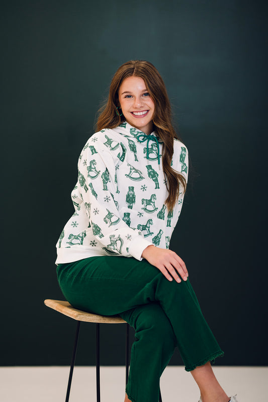 Nutcracker All-Over Print Christmas Hoodie