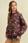 Floral Print Pullover