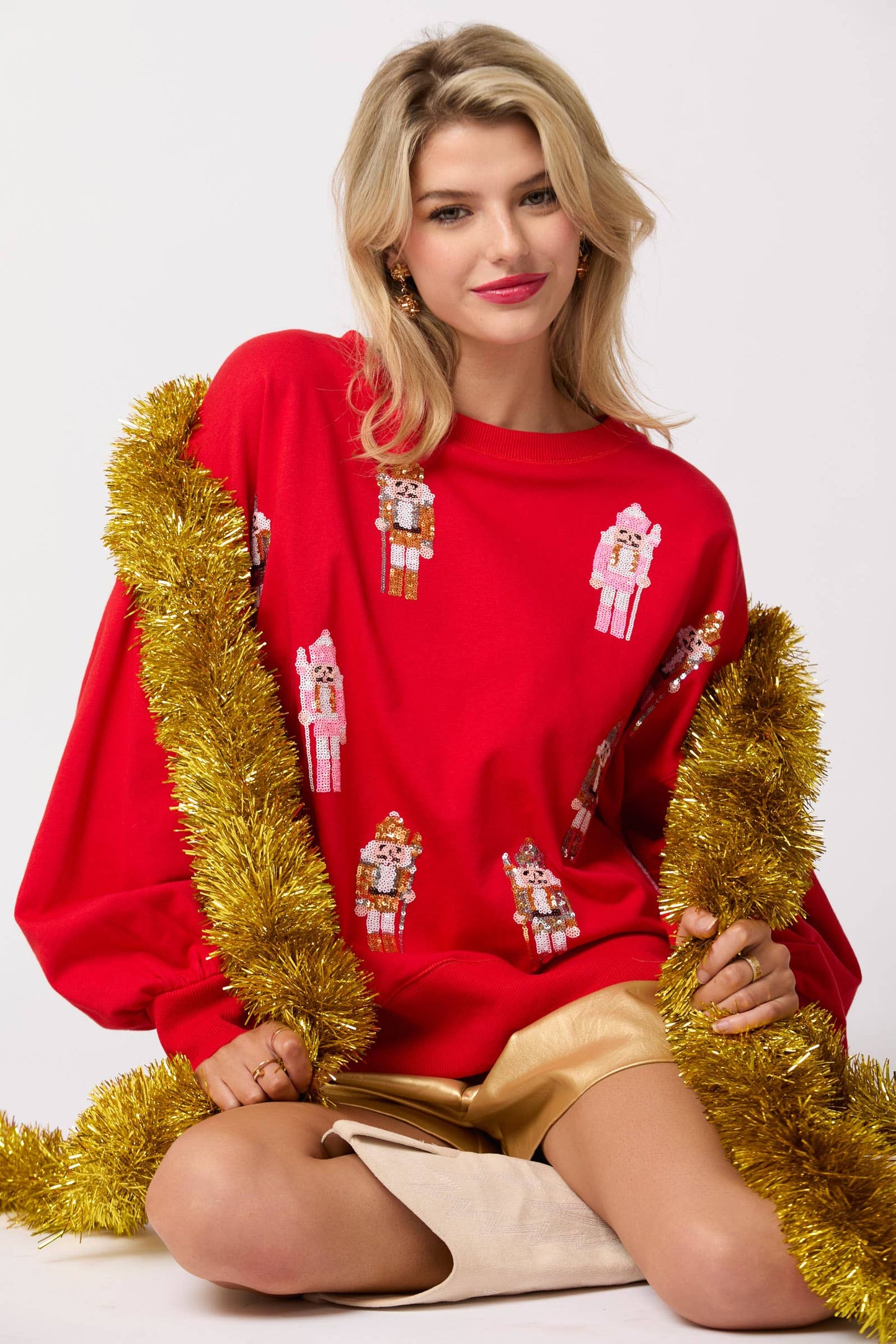 Nutcracker Sequin Sweatshirt