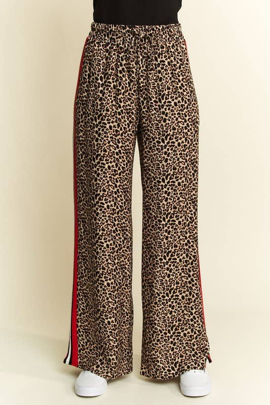 Leopard Contrast Pant