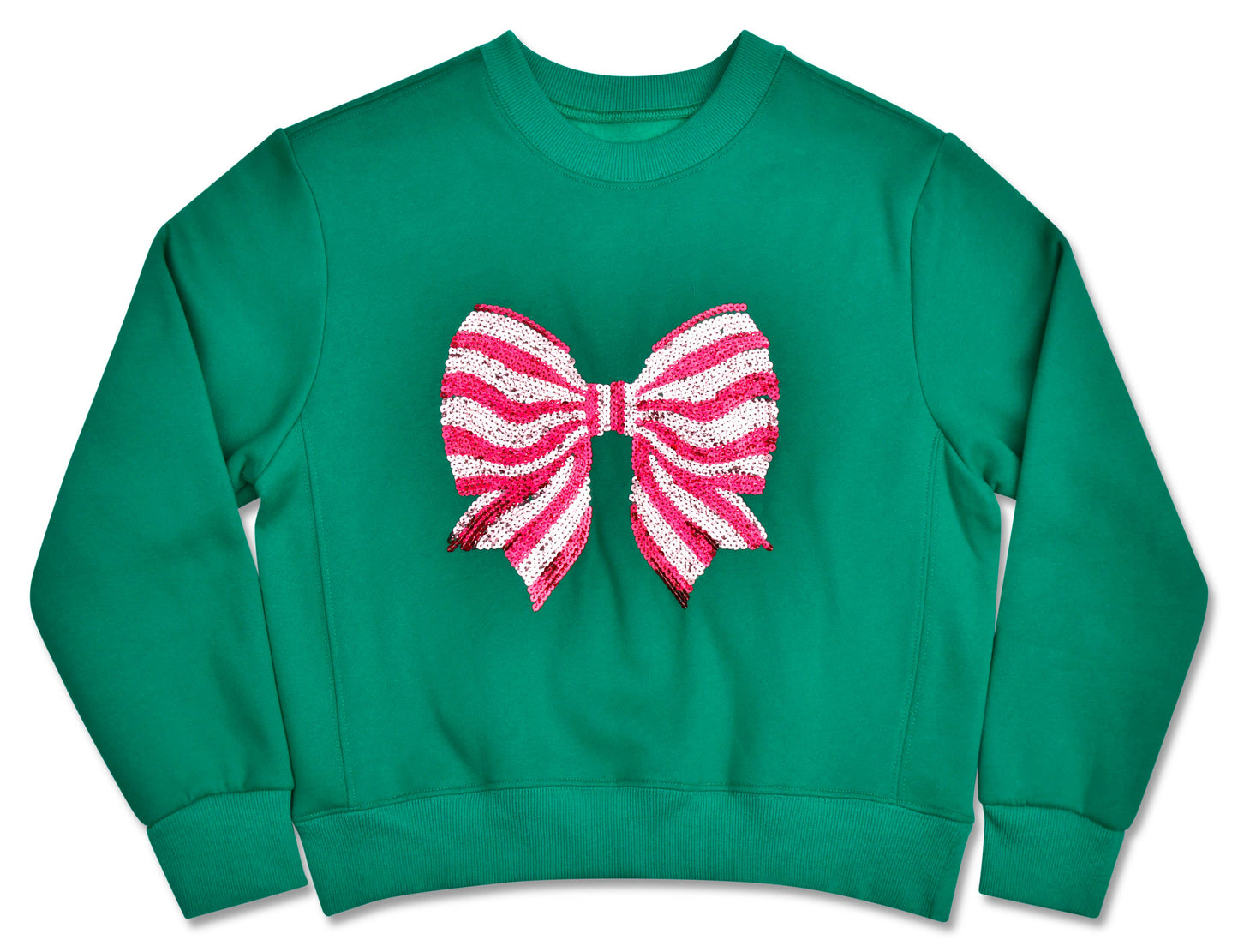 Kids Bow Sequins Sweatshirt
