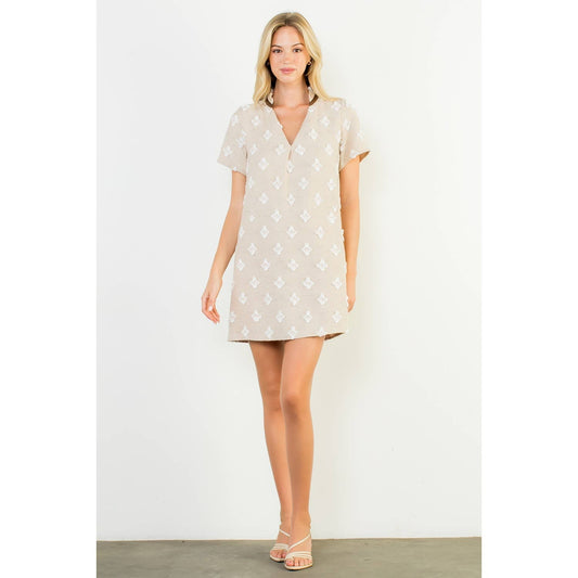 Short Sleeve Detailed Dress