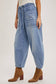 Mid Rise Barrel Jean