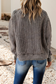 Exposed Seam Open Sweater Cardigan