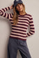 Striped Rib Knit Top