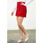 Red Sequin Skort