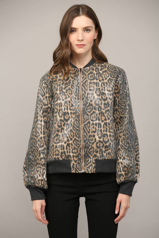 Embellished Bomber Jacket