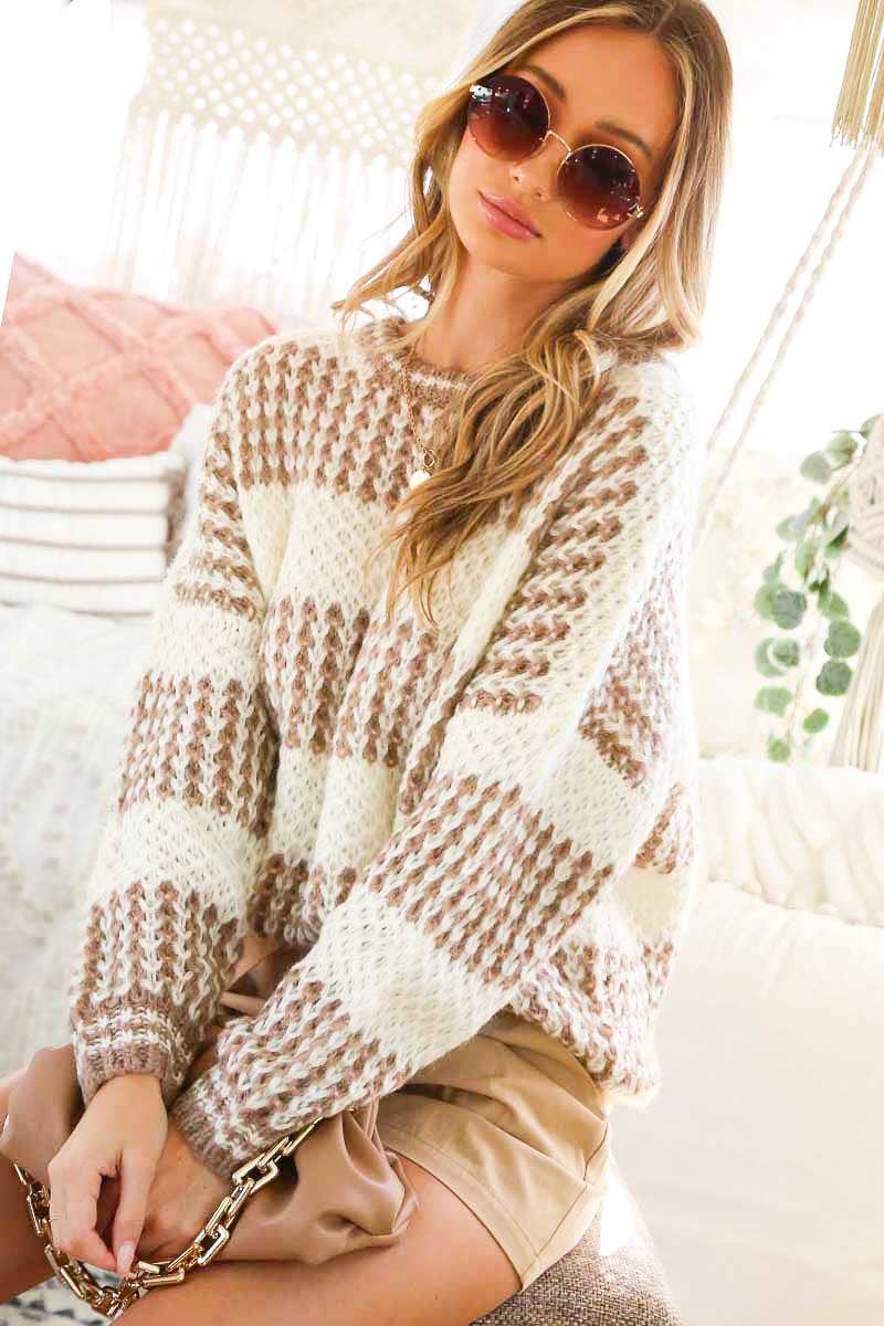 Color Blocked Sweater