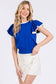 Ruffle Sleeve Sweater
