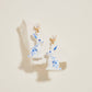 Chinoiserie Printed Easter Bunny Post Earrings