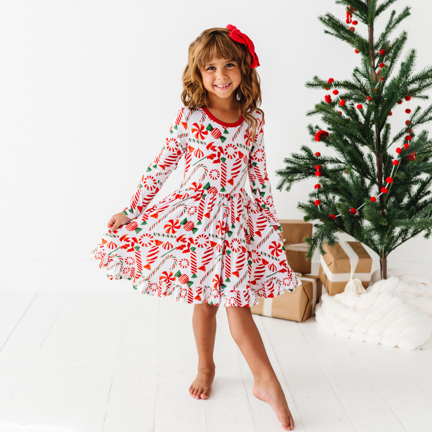 Pretty in Peppermint Girls Dress