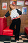 Contrasting Color Block Top