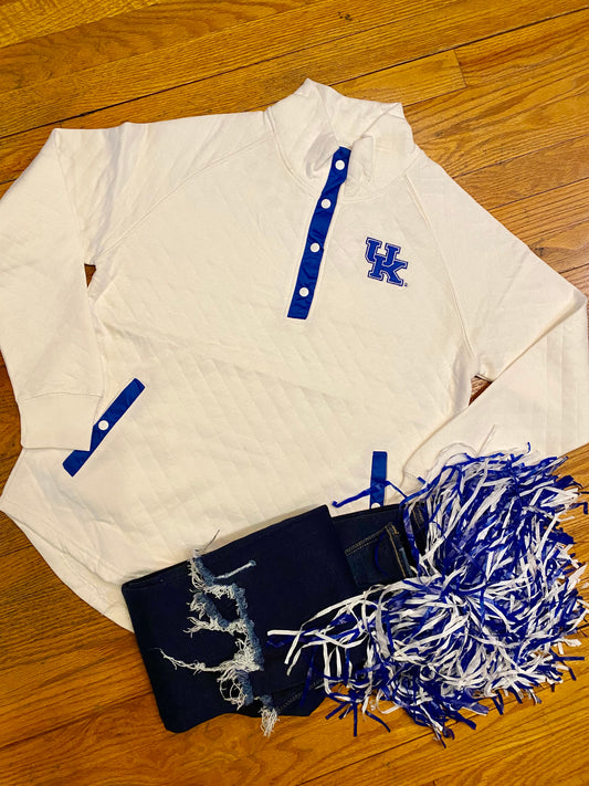 Kentucky  Quilted Pullover