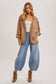 Mid Rise Barrel Jean