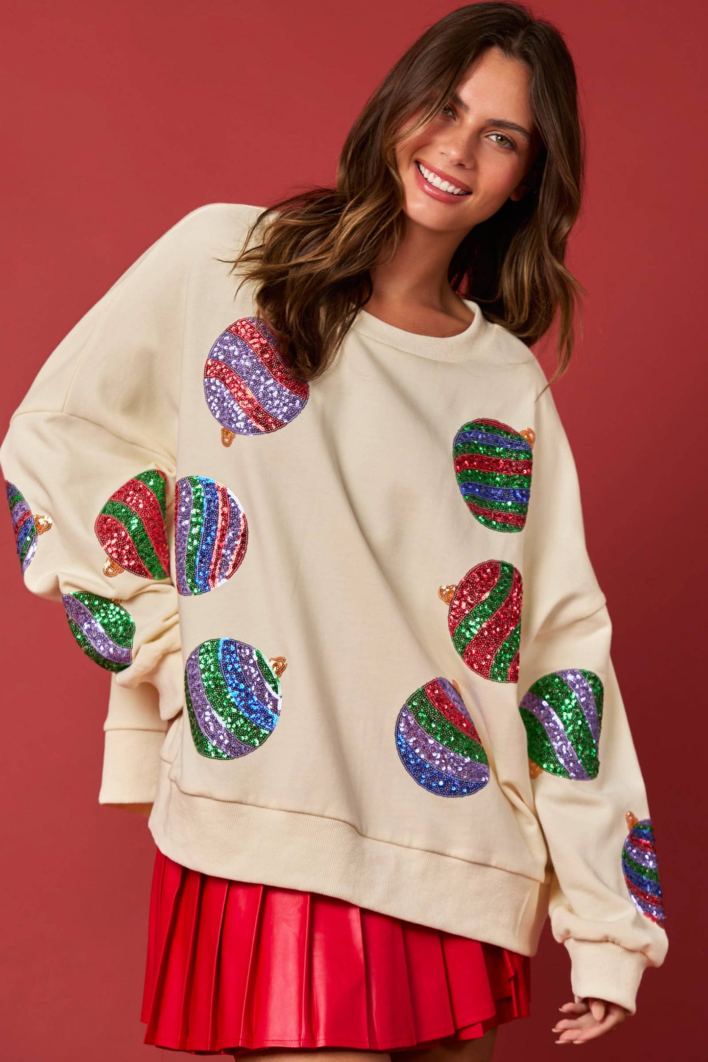 Ornament Oversized Sweatshirt