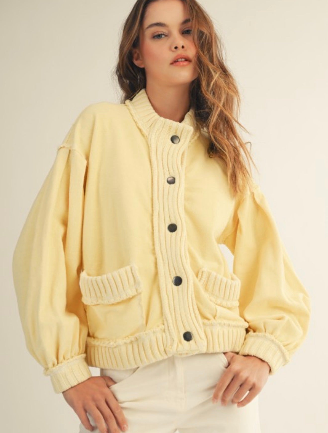 Vintage Ribbed Cardigan