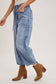 Mid Rise Barrel Jean