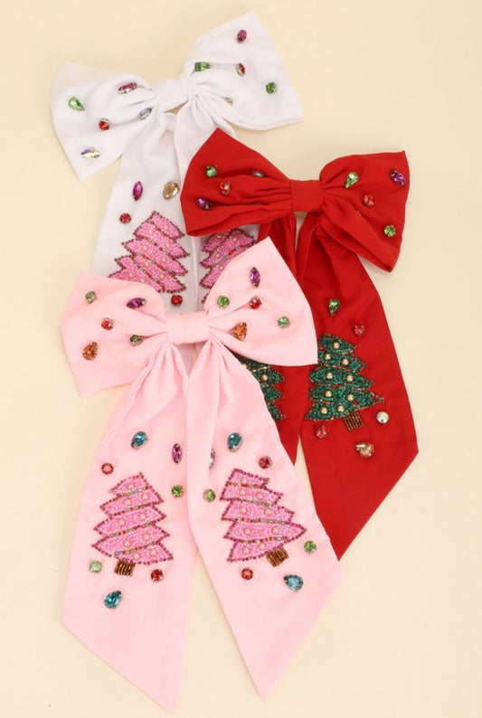 Christmas Tree Ribbon Bow