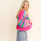 Chunky Knit Multi Striped Open Sweater Cardigan