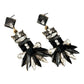 Black Drop Earrings