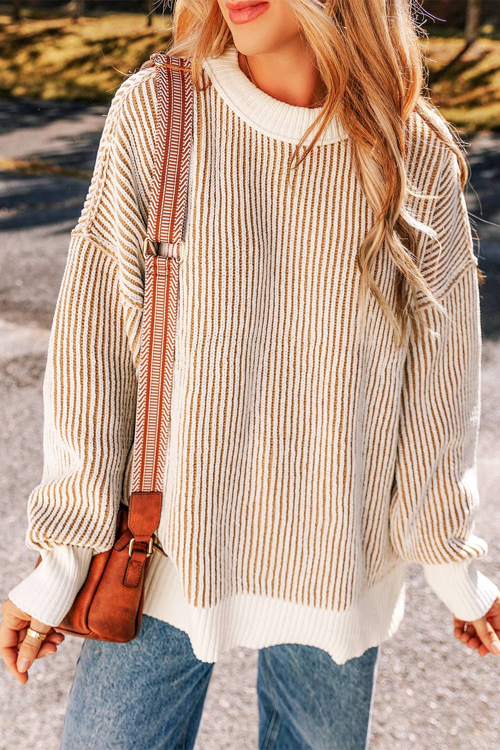 Chestnut Stripe Sweater