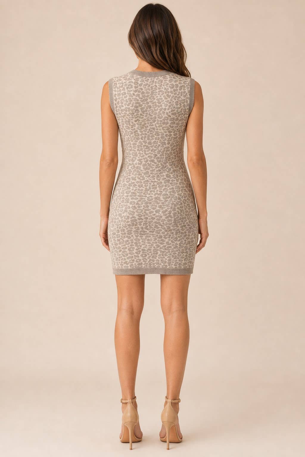 Animal Printed Knit Dress