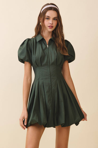 Bubble Sleeves Dress
