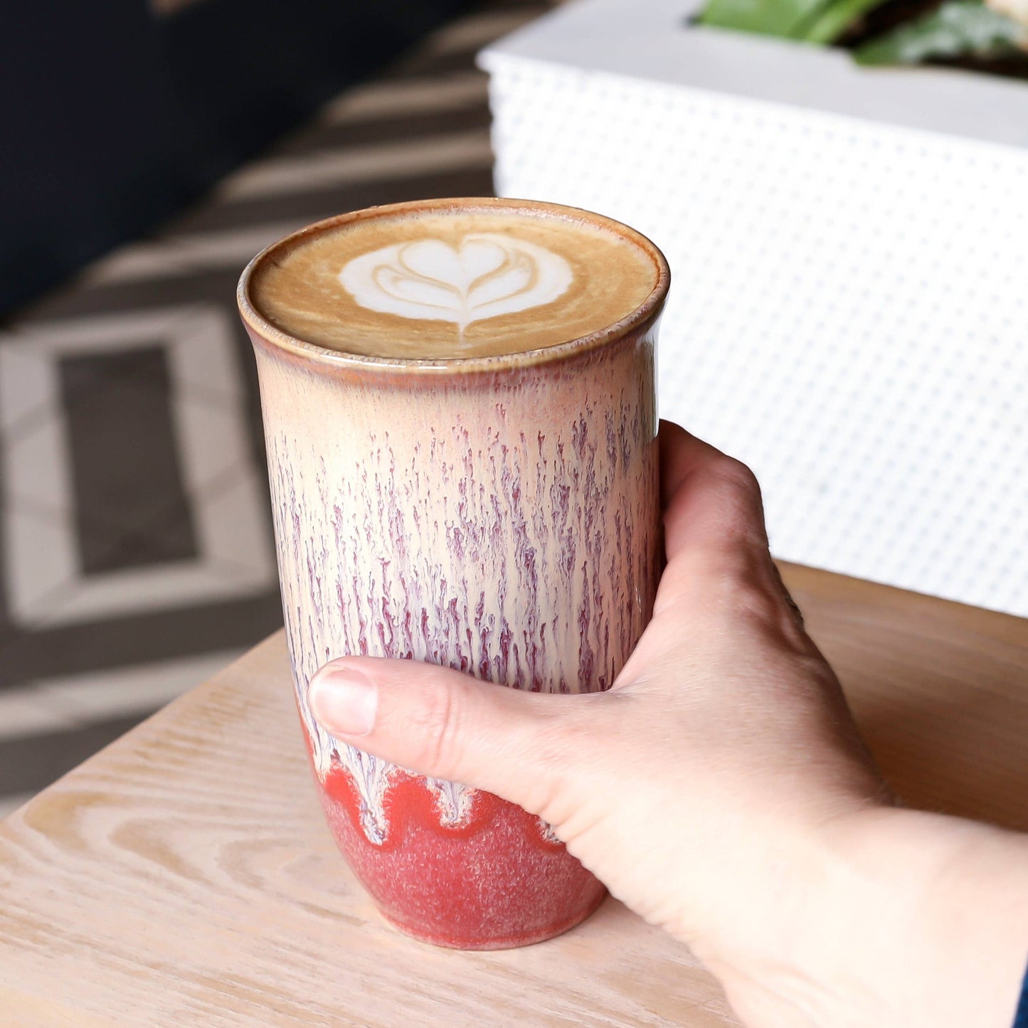 Jupiter Ceramic Travel Cup – 16oz with Lid & Sleeve
