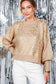 Leopard Foil Print Sweater