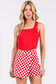 Corset Crop Tank Top