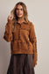 Whipstitch Patchwork Knit Sweater