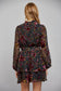 Floral Burnout Button Front Dress