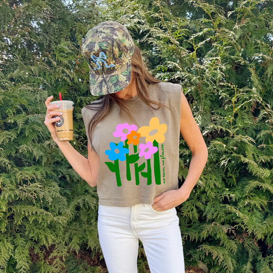 No Rain, No Flowers Tank