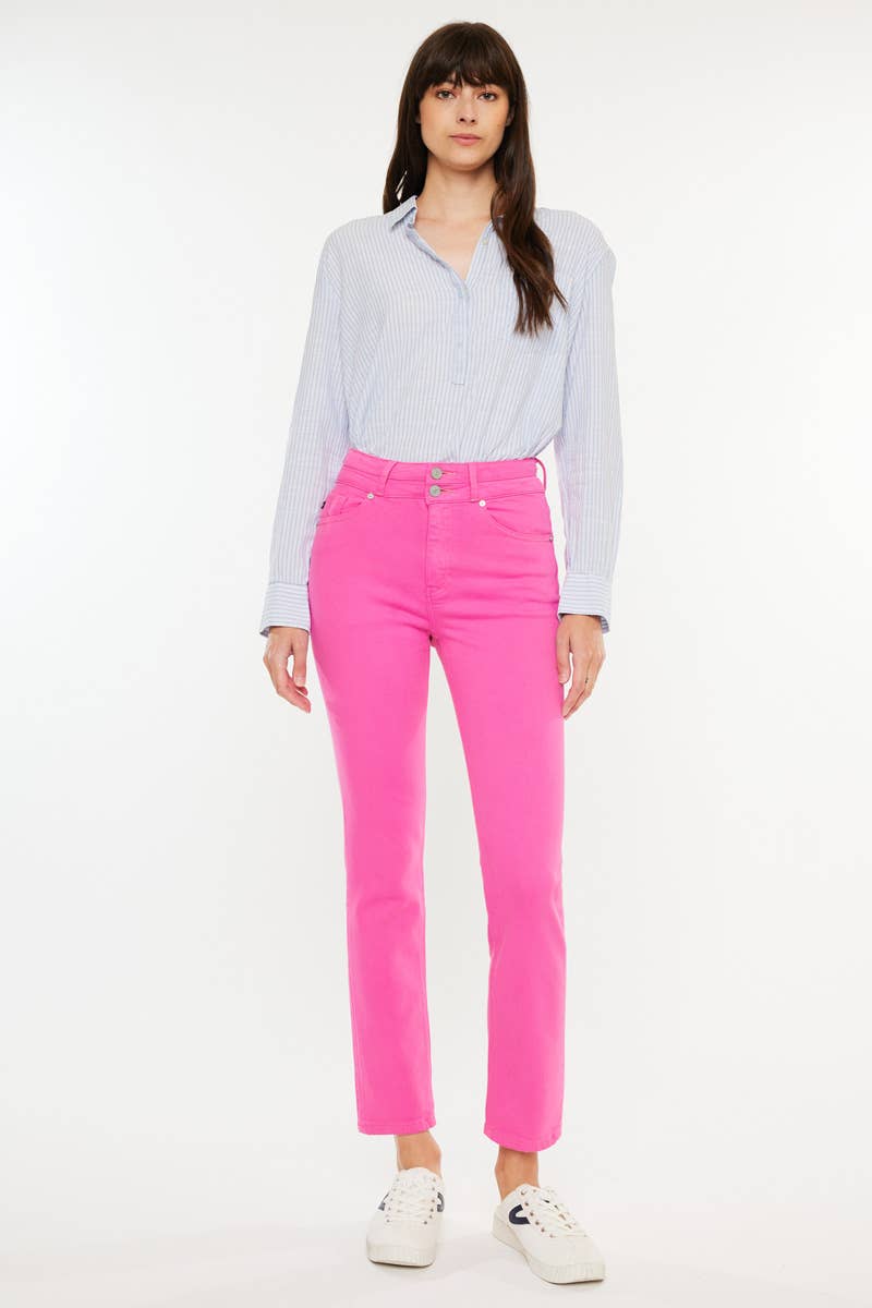 Pink Pony Stretch Denim