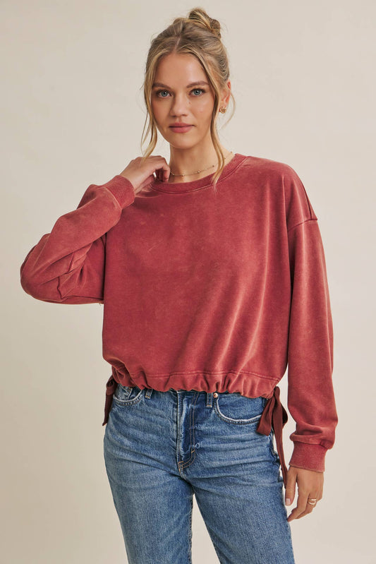 Faded Mineral Washed Sweatshirt