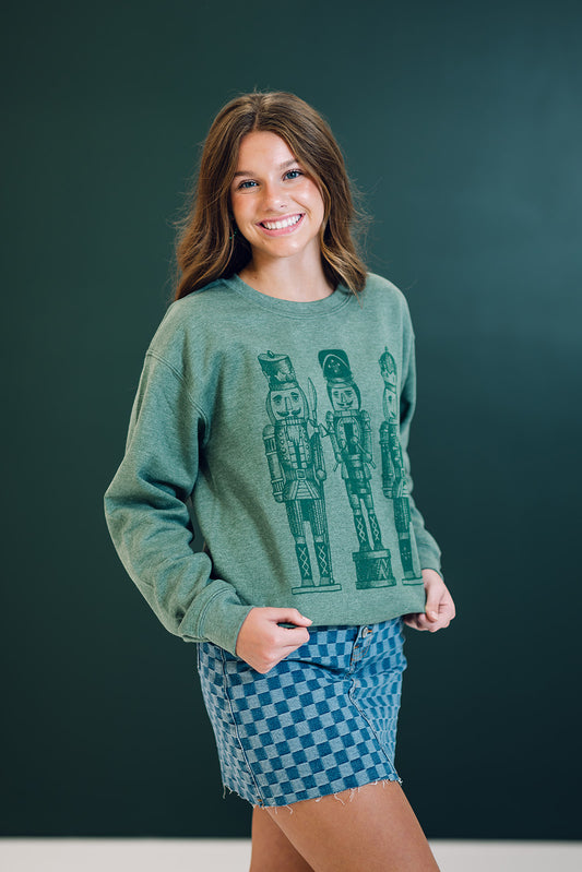 Monochrome Nutcracker Sweatshirt