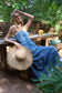 Strapless Tiered Denim Mini Sundress