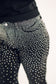 High Rise Sparkle Denim