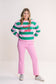 Holly Jolly Striped Classic Sweatshirt