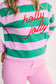 Holly Jolly Striped Classic Sweatshirt