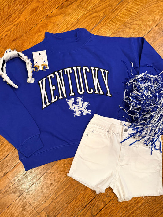 Kentucky Mock Neck Fleece